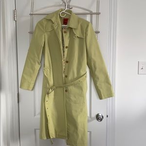 Lime Green Trench Coat